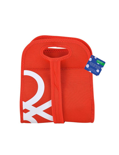 imagem de Lancheira 22,5x14x27cm neoprene arco-íris vermelho be1