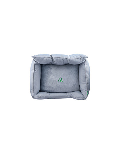 imagem de Cama para animais de estimação 50x40x18cm poliéster cinza Benetton be8