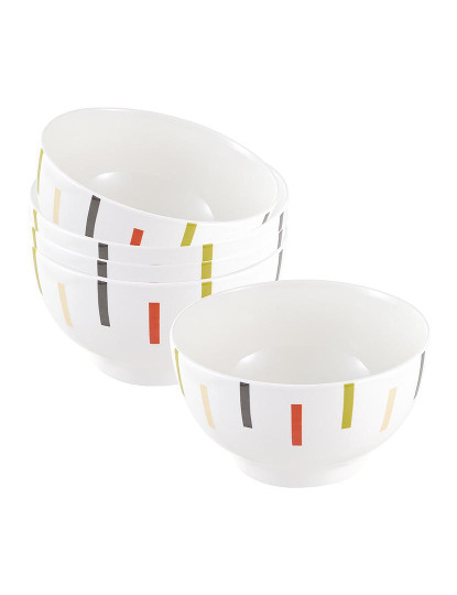 imagem de Conjunto de 4 tigelas de 650ml de porcelana safari nova bone china1