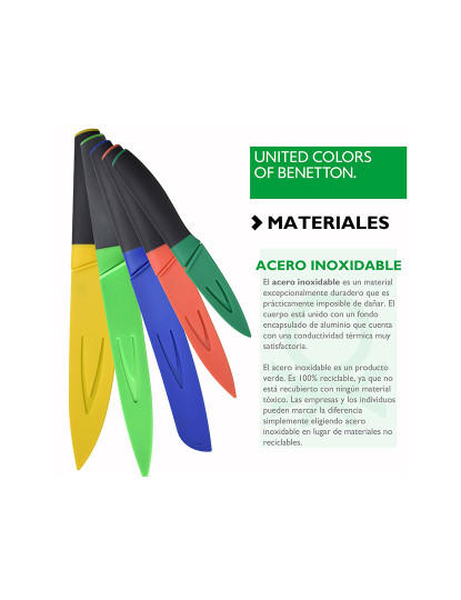 imagem de Conjunto 3 utensílios + 5 facas de cozinha Benetton5