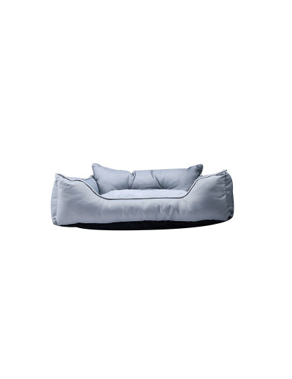 imagem de Cama para animais de estimação 75x60x25cm poliéster cinza Benetton be9