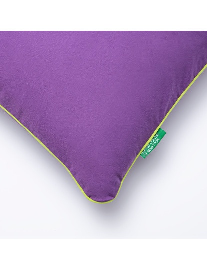 imagem de Almofada 45x45cm 300gr 70% algodão + 30% poliéster roxo arco-íris Benetton3