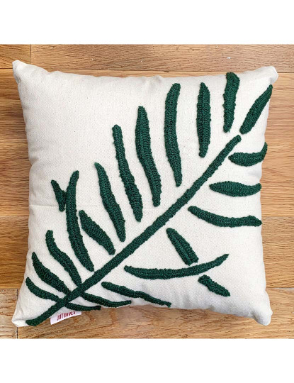 imagem de Conjunto Capa Almofada Mostarda Verde2