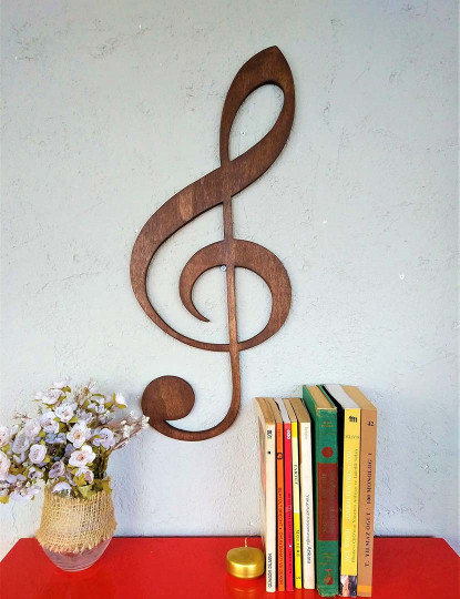 imagem de Decoração de parede Treble Clef1