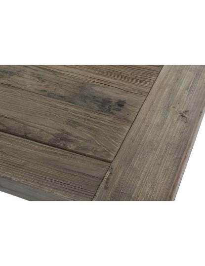 imagem de Mesa Madeira Reciclada Metal Natural 5