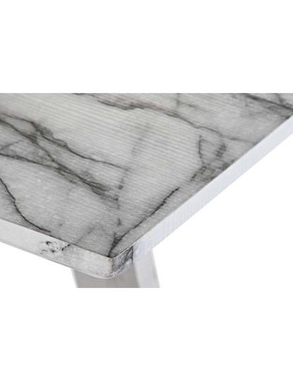 imagem de Consola Mdf Aço Branco 5
