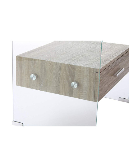 imagem de Mesa Cabeceira Vidro e MDF3
