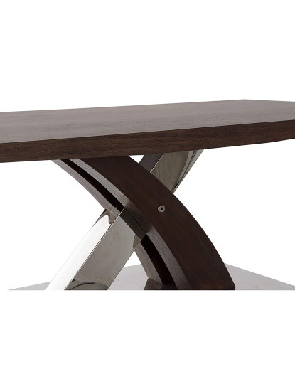 imagem de Mesa Apoio Madeira Castanho Escuro 3