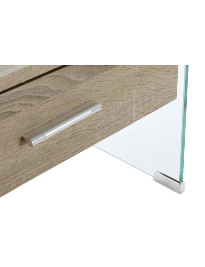 imagem de Mesa Cabeceira Vidro e MDF5