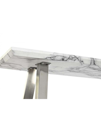 imagem de Consola Mdf Aço Branco 3