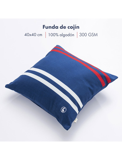 imagem de Conjunto 2 capas almofada 40x40cm Azul Marinho2