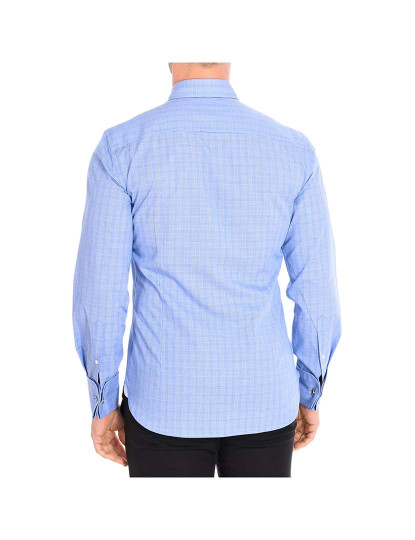 imagem de Camisa Homem Xadrez Azul3