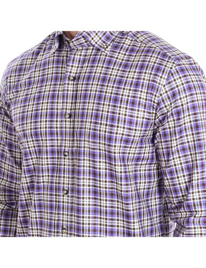 imagem de Camisa Homem Castanho-lilás2