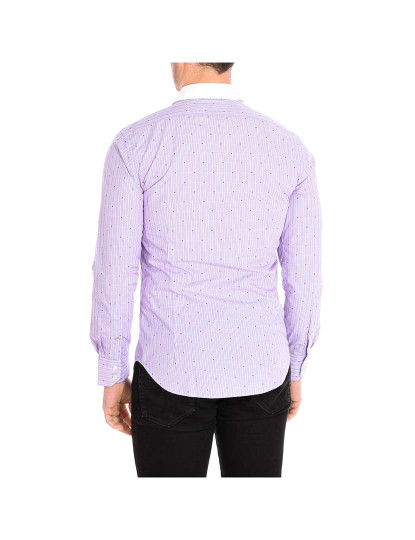imagem de Camisa Homem Violeta-Riscas3