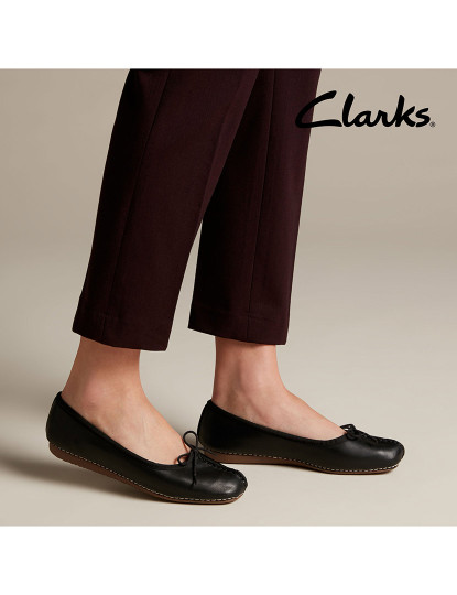 imagem de Sapatos Clarks Senhora Freckle Ice Preto pele9