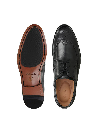 imagem de Sapatos Clarks Homem  Coling Limit Pretos Pele7