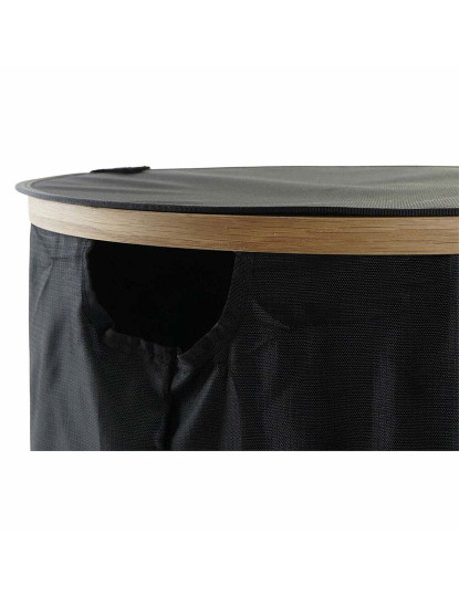 imagem de Cesto de Roupa Suja DKD Home Decor Preto Eik Feltro3