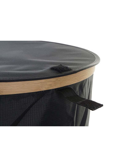 imagem de Cesto de Roupa Suja DKD Home Decor Preto Eik Feltro5