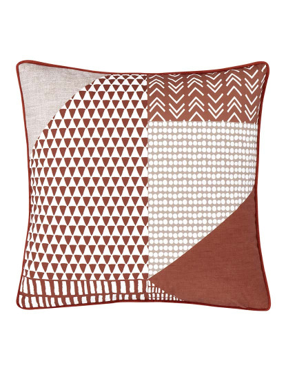 imagem de Capa Almofada Larsson Geo Terracotta1