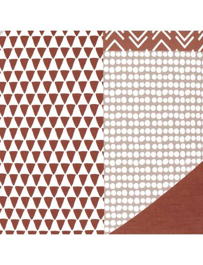imagem de Capa Almofada Larsson Geo Terracotta3