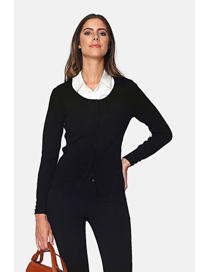 imagem de Cardigan Senhora Preto1