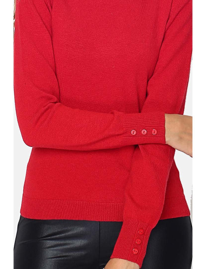 imagem de Sweatshirt Senhora Vermelho4