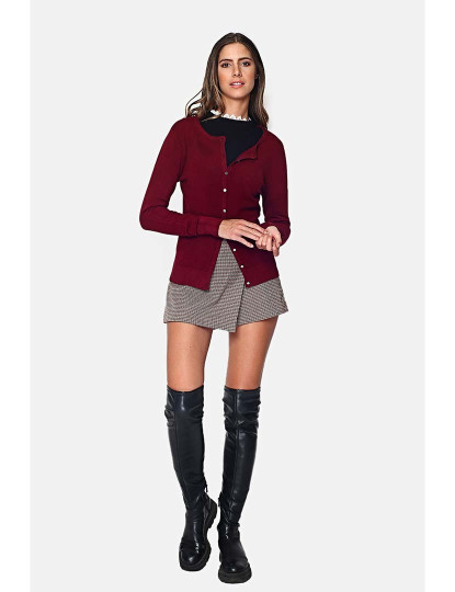 imagem de Cardigan Senhora Bordeaux3