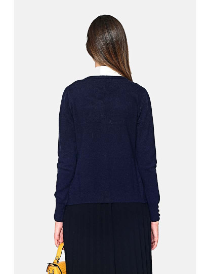 imagem de Cardigan Senhora Azul Escuro2