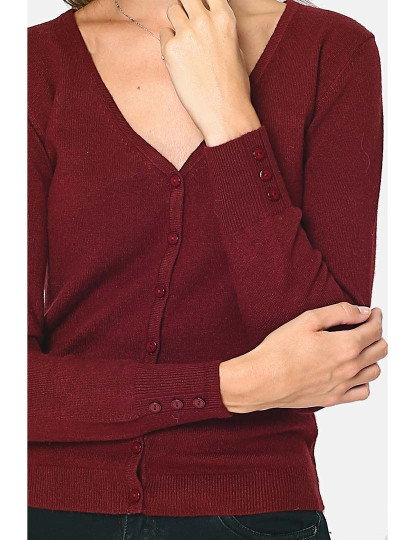 imagem de Cardigan Senhora Bordeaux4