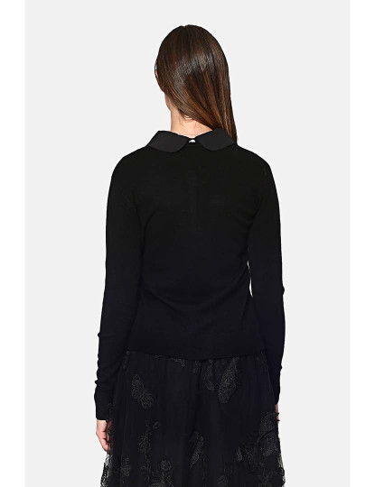 imagem de Cardigan Senhora Preto2