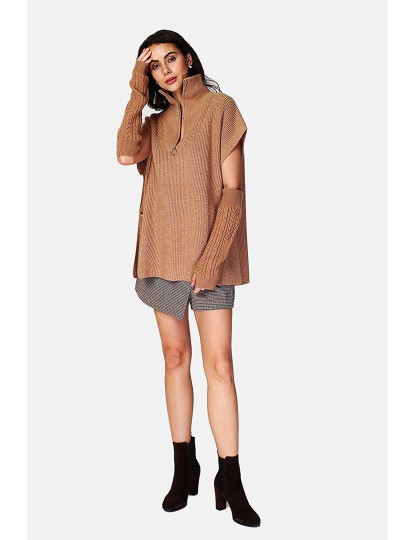 imagem de Camisola Senhora Camel Escuro4