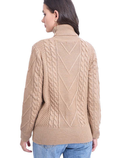 imagem de Camisola de Malha Senhora Camel2
