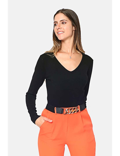 imagem de Sweatshirt Senhora Preto1