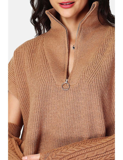 imagem de Camisola Senhora Camel Escuro3