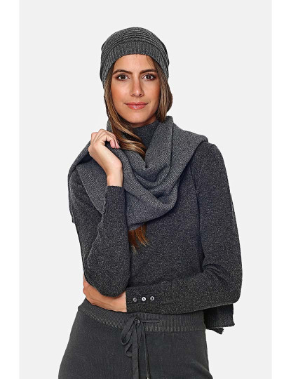 imagem de Sweatshirt Senhora Cinza Escuro1