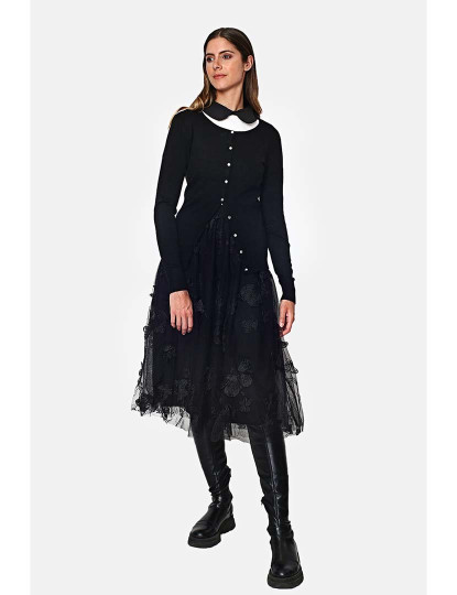 imagem de Cardigan Senhora Preto4