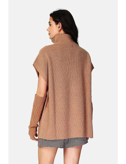 imagem de Camisola Senhora Camel Escuro2