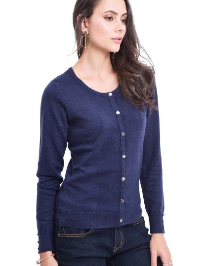 imagem de Cardigan Senhora Azul Noite3