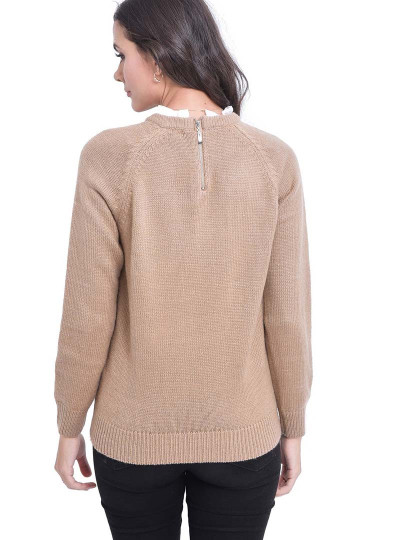 imagem de Camisola de Malha Senhora Camel2
