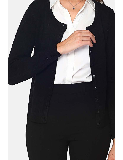 imagem de Cardigan Senhora Preto4