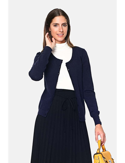 imagem de Cardigan Senhora Azul Escuro1