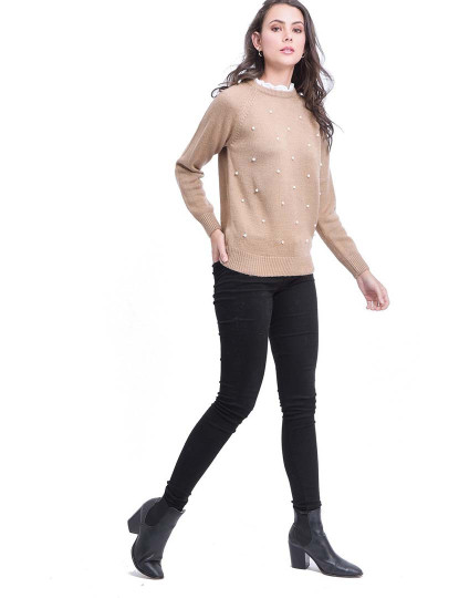 imagem de Camisola de Malha Senhora Camel3