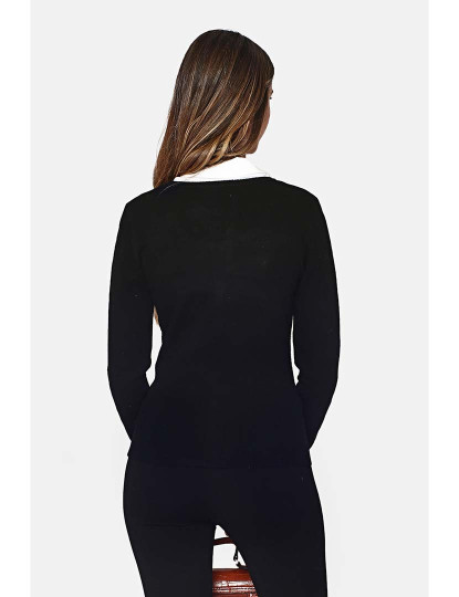 imagem de Cardigan Senhora Preto2