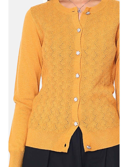 imagem de Cardigan Senhora Amarelo4