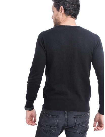 imagem de Camisola de Malha Homem Preto2