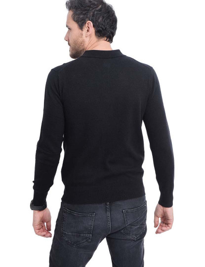 imagem de Camisola de Malha Homem Preto2