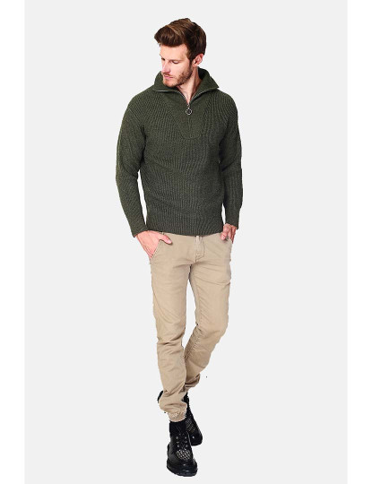 imagem de Camisola Homem Khaki2
