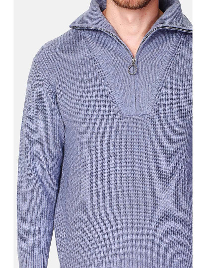 imagem de Camisola Homem Azul Cinza4