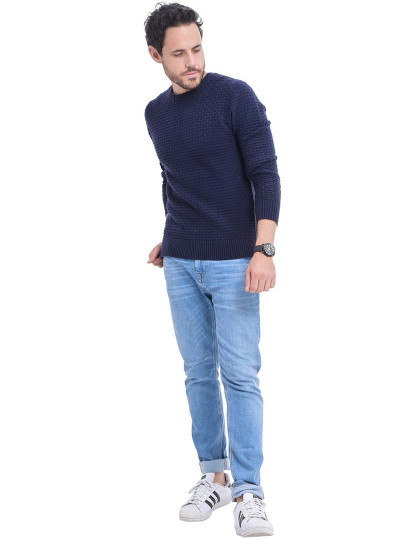 imagem de Camisola de Malha Homem Azul Noite3