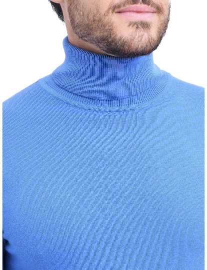 imagem de Camisola de Malha Homem Azul Royal4